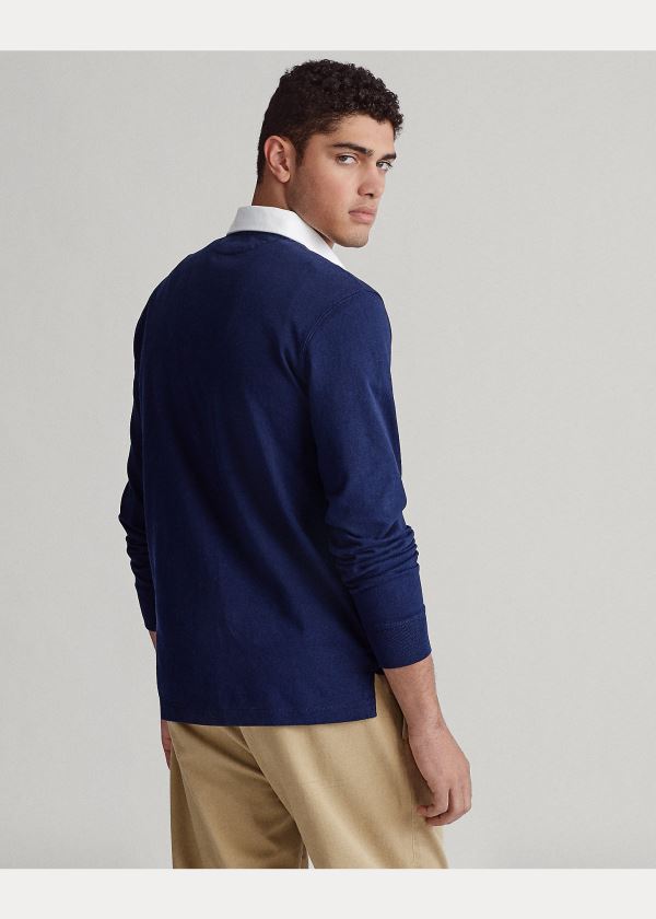 Ralph Lauren The Iconic Rugby Shirt Tmavě Blankyt Červené | 2WznYXNJ