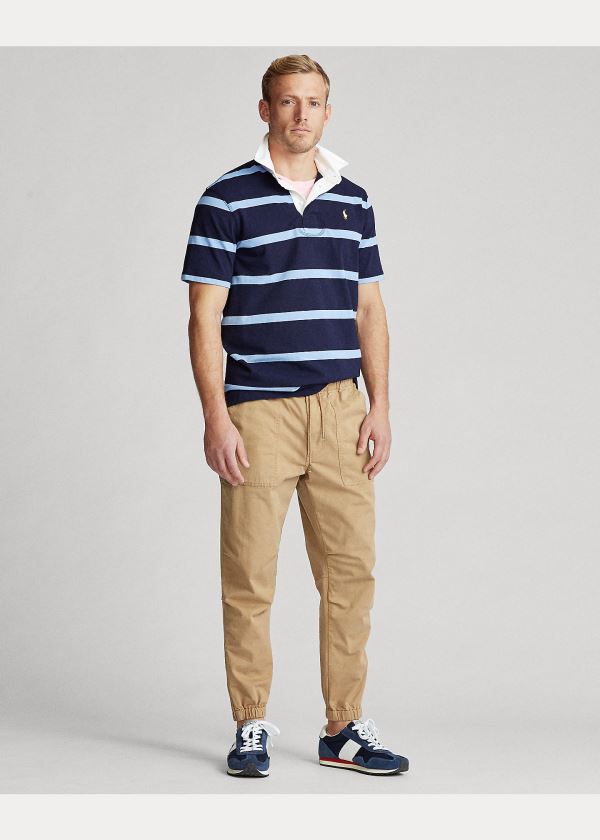 Ralph Lauren The Iconic Rugby Shirt Tmavě Blankyt Blankyt | K04zSNru