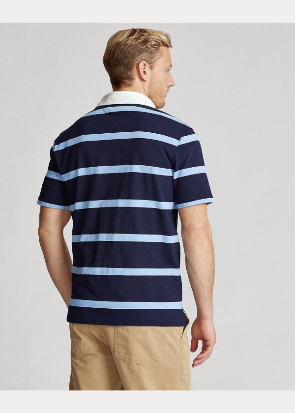 Ralph Lauren The Iconic Rugby Shirt Tmavě Blankyt Blankyt | K04zSNru