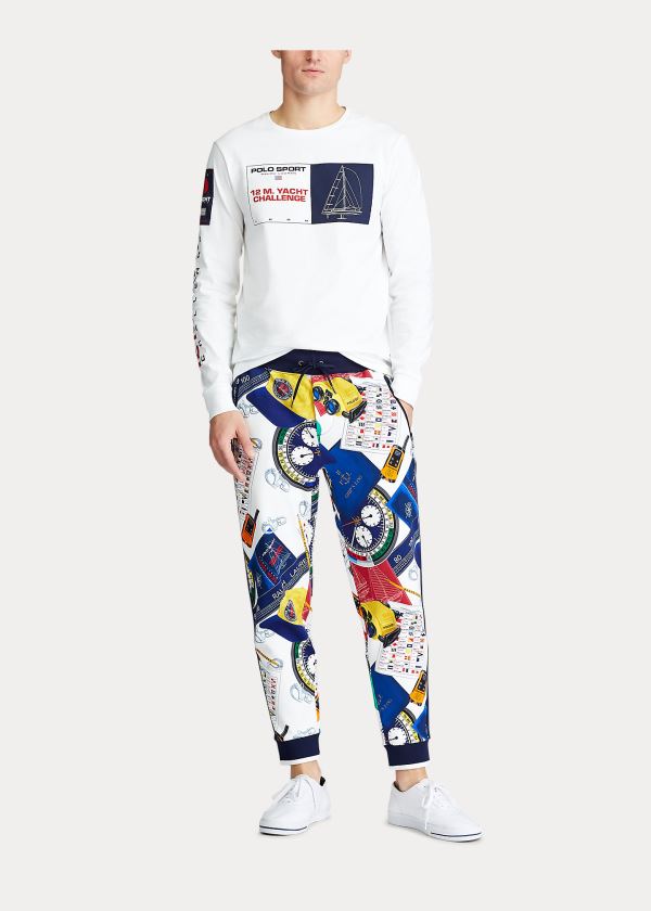 Ralph Lauren The Nautical Závodní Jogger Bílé Viacfarebný | c5RmJyRT