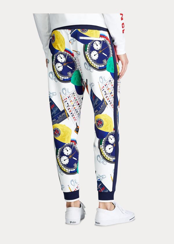 Ralph Lauren The Nautical Závodní Jogger Bílé Viacfarebný | c5RmJyRT