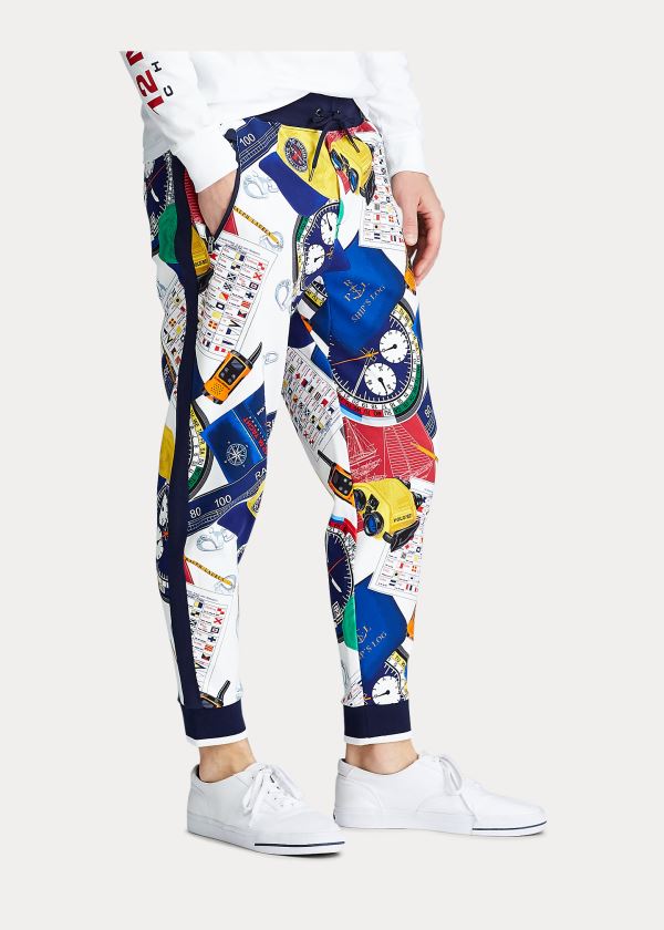 Ralph Lauren The Nautical Závodní Jogger Bílé Viacfarebný | c5RmJyRT