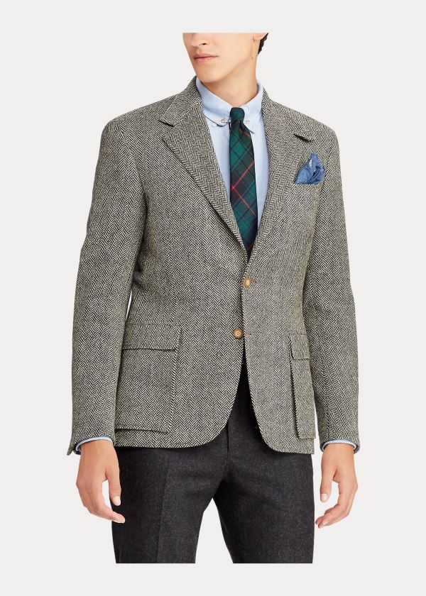Ralph Lauren The RL67 Jacket Černé Krém | wOGiArvy