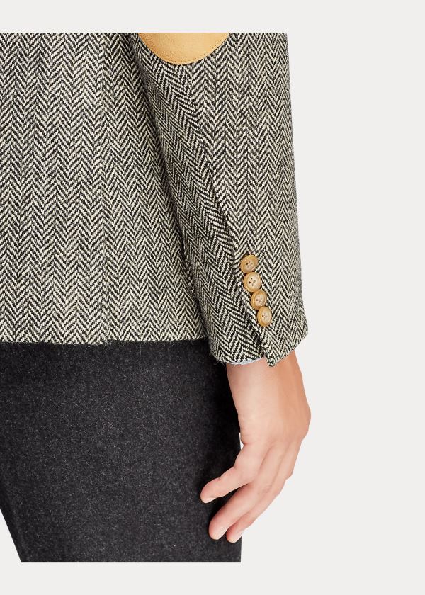 Ralph Lauren The RL67 Jacket Černé Krém | wOGiArvy