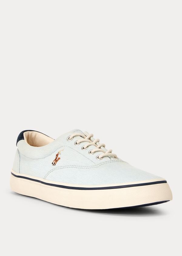 Ralph Lauren Thorton Denim Sneakers Světle Blankyt | OTchcan6