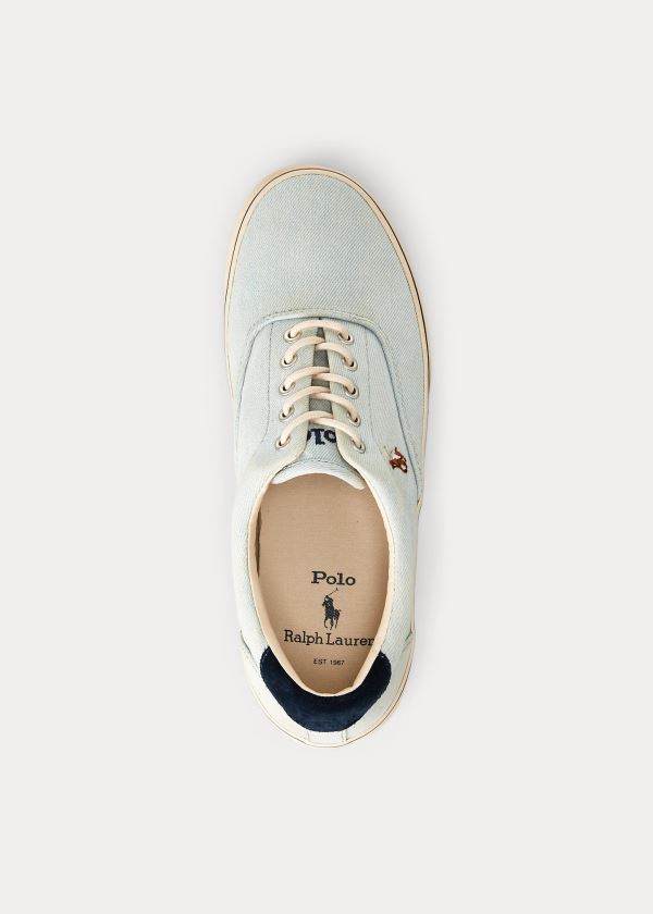 Ralph Lauren Thorton Denim Sneakers Světle Blankyt | OTchcan6
