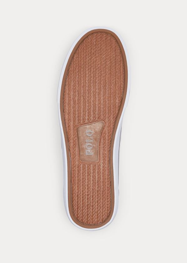 Ralph Lauren Thorton Washed Twill Sneakers Šedé | BCJBymkX