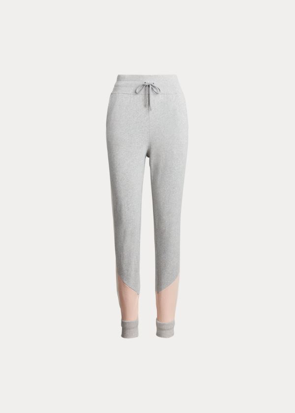 Ralph Lauren Three-Tone French Terry Pant Šedé Růžové Krém | lDugw6xE