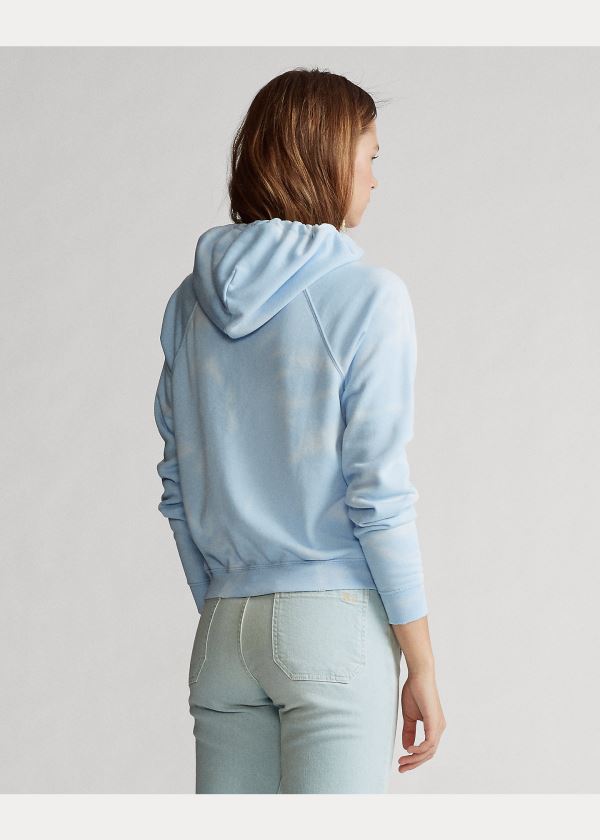 Ralph Lauren Tie-Dye Fleece Full-Zip Hoodie Blankyt | qRrE70Wo