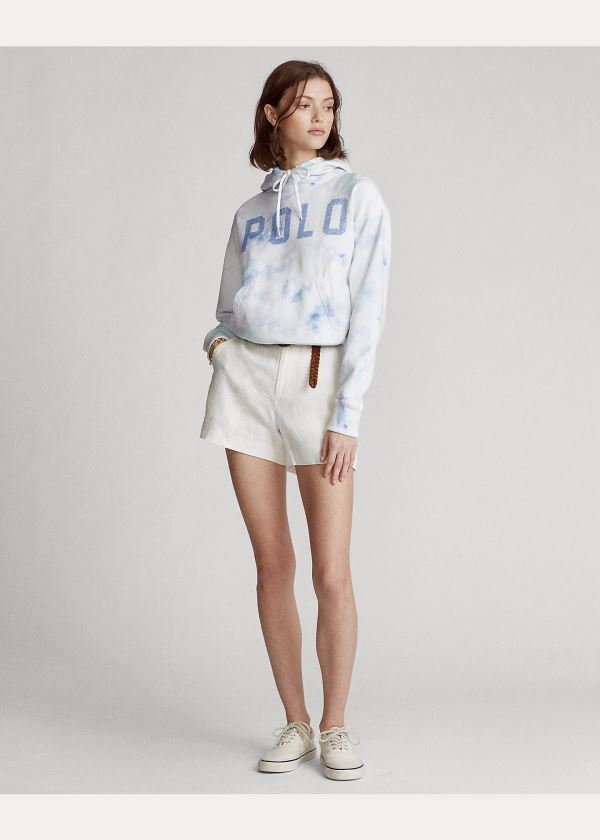 Ralph Lauren Tie-Dye Fleece Hoodie Bílé Viacfarebný | bMiAvXHw