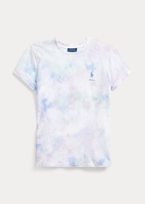 Ralph Lauren Tie-Dye Jersey Tee Bílé Viacfarebný | xKacXKGt