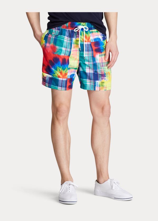 Ralph Lauren Tie-Dye Madras Swim Trunk Viacfarebný | hyEeZOWH
