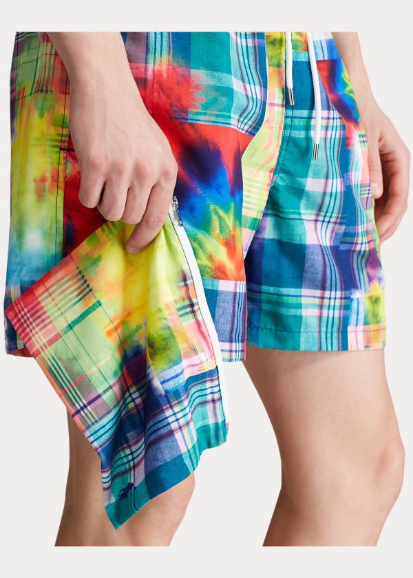 Ralph Lauren Tie-Dye Madras Swim Trunk Viacfarebný | hyEeZOWH
