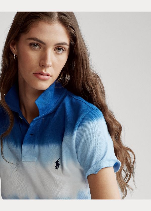 Ralph Lauren Tie-Dye Polo Shirt Bílé Blankyt | nP9Cx7i0