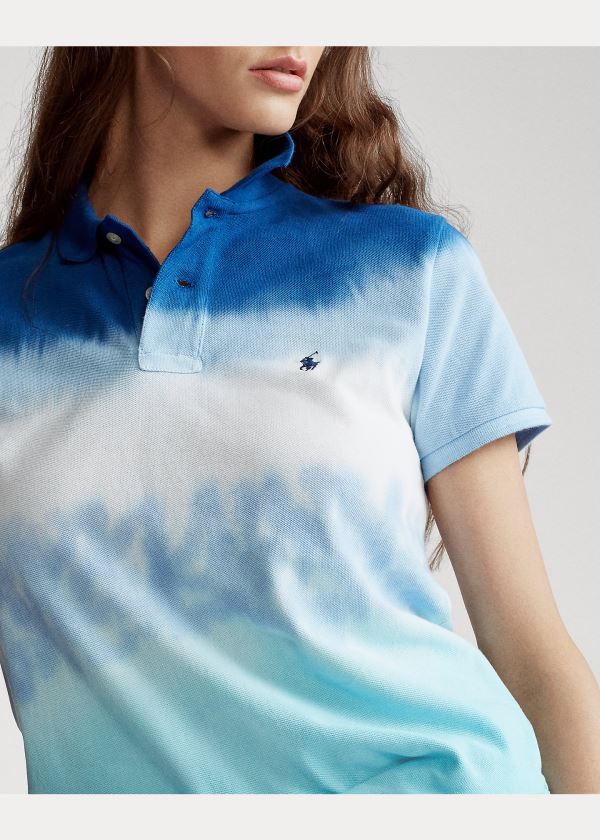 Ralph Lauren Tie-Dye Polo Shirt Bílé Blankyt | nP9Cx7i0