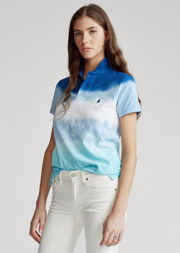 Ralph Lauren Tie-Dye Polo Shirt Bílé Blankyt | nP9Cx7i0