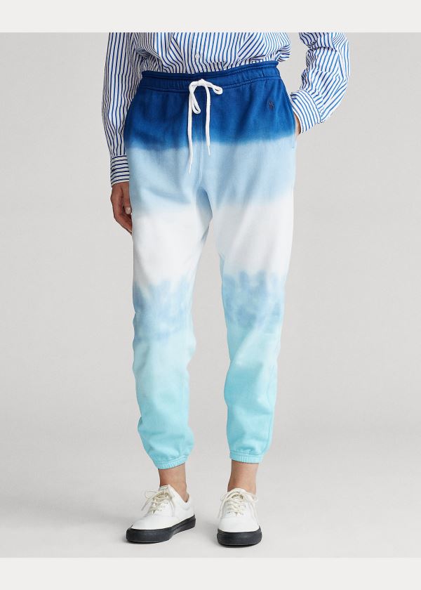 Ralph Lauren Tie-Dye Terry Sweatpant Bílé Blankyt | Z3LIse2r