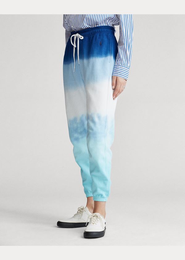 Ralph Lauren Tie-Dye Terry Sweatpant Bílé Blankyt | Z3LIse2r