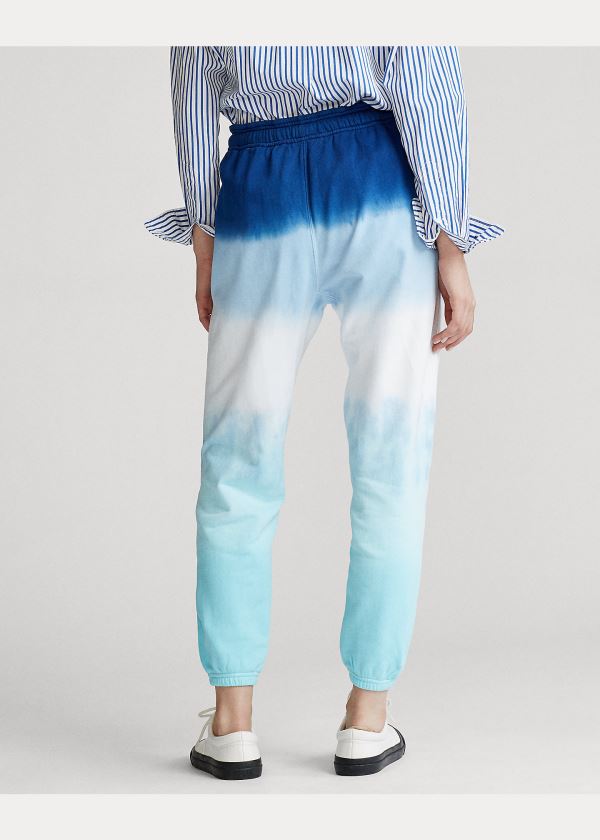 Ralph Lauren Tie-Dye Terry Sweatpant Bílé Blankyt | Z3LIse2r