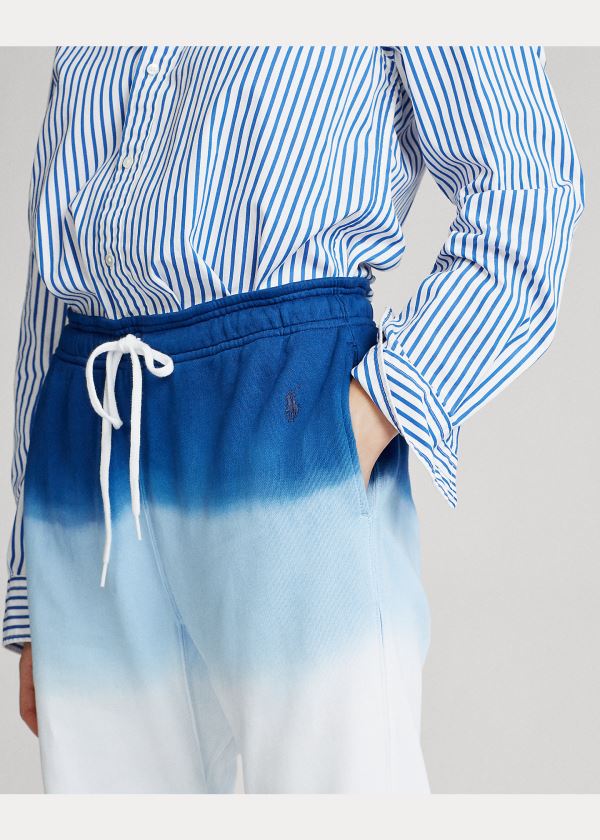Ralph Lauren Tie-Dye Terry Sweatpant Bílé Blankyt | Z3LIse2r