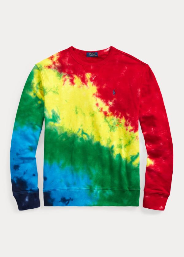 Ralph Lauren Tie-Dye Terry Sweatshirt Viacfarebný | WzyVIjRw