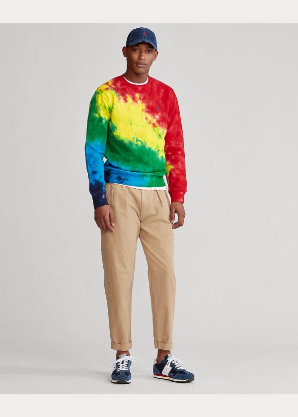 Ralph Lauren Tie-Dye Terry Sweatshirt Viacfarebný | WzyVIjRw