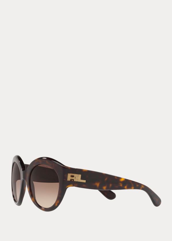 Ralph Lauren Tinted Round Sunglasses Vínové | 4VykY82h