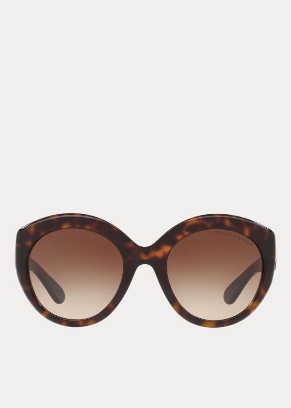 Ralph Lauren Tinted Round Sunglasses Vínové | 4VykY82h