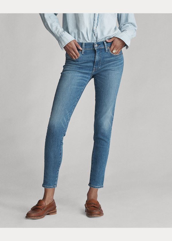 Ralph Lauren Tompkins Skinny Crop Jean Indigo | qksptnqU