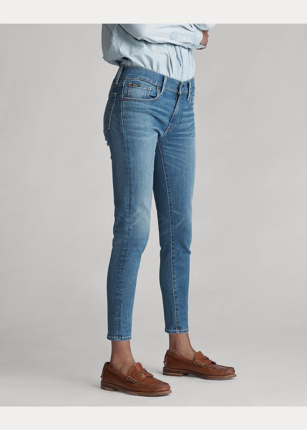 Ralph Lauren Tompkins Skinny Crop Jean Indigo | qksptnqU