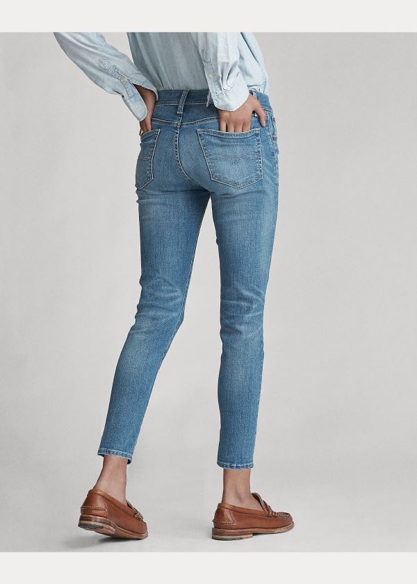 Ralph Lauren Tompkins Skinny Crop Jean Indigo | qksptnqU