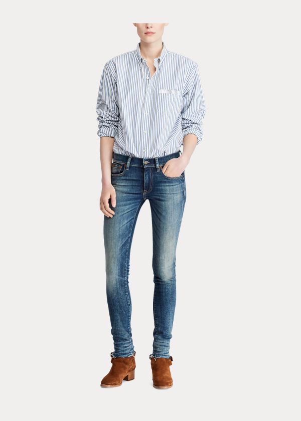 Ralph Lauren Tompkins Skinny Crop Jean Tmavě Indigo | Lg5eAx0V