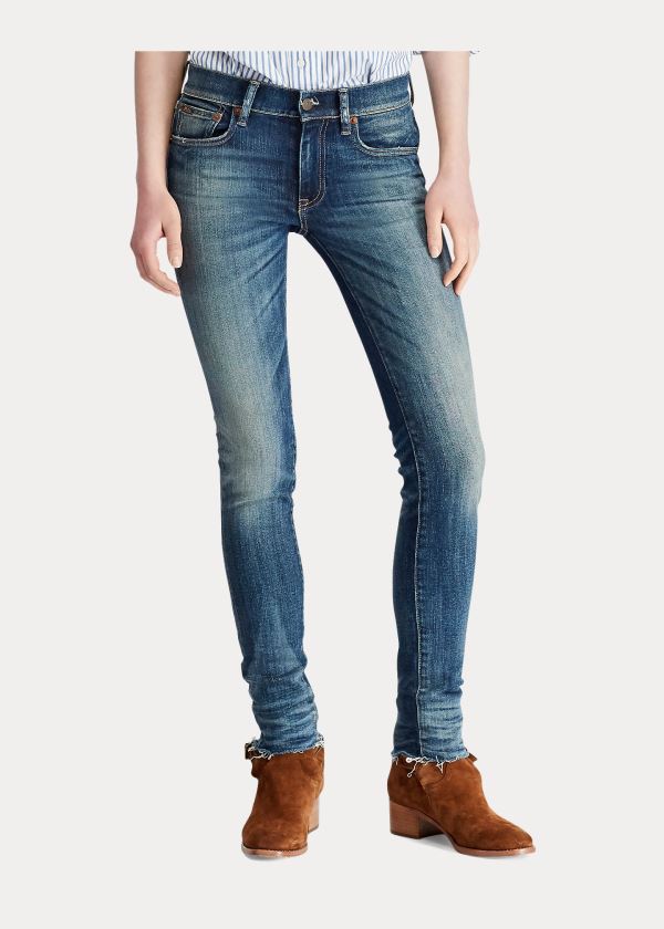 Ralph Lauren Tompkins Skinny Crop Jean Tmavě Indigo | Lg5eAx0V