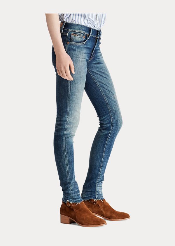 Ralph Lauren Tompkins Skinny Crop Jean Tmavě Indigo | Lg5eAx0V