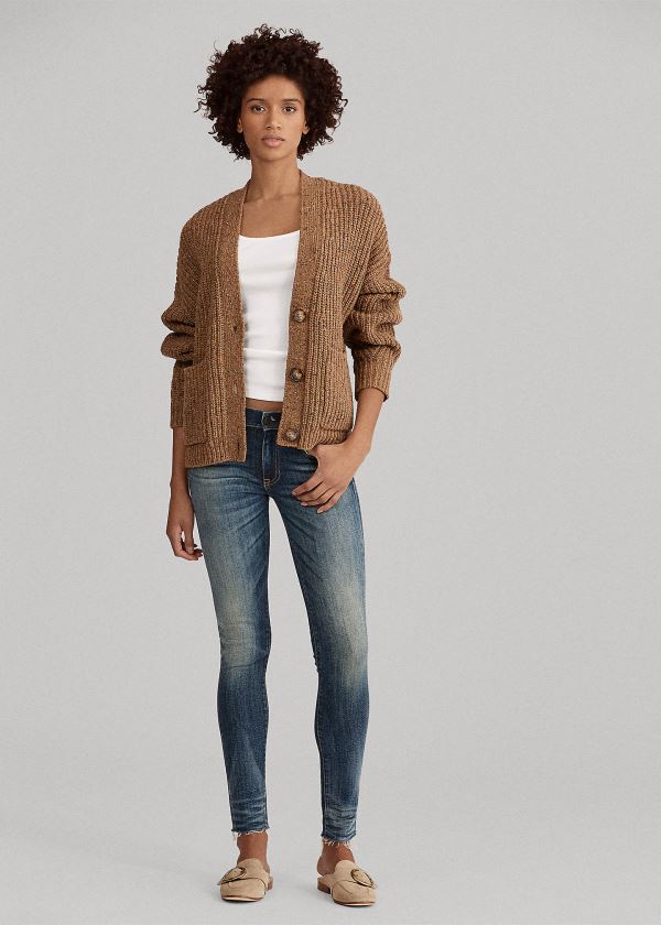 Ralph Lauren Tompkins Skinny Crop Jean Tmavě Indigo | Lg5eAx0V