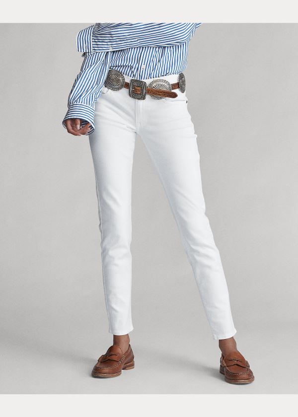 Ralph Lauren Tompkins Skinny Jean Bílé | BQgYQQ02
