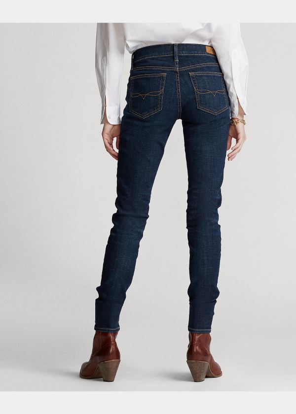 Ralph Lauren Tompkins Skinny Jean with Pony Tmavě Indigo | 73p5tyIi