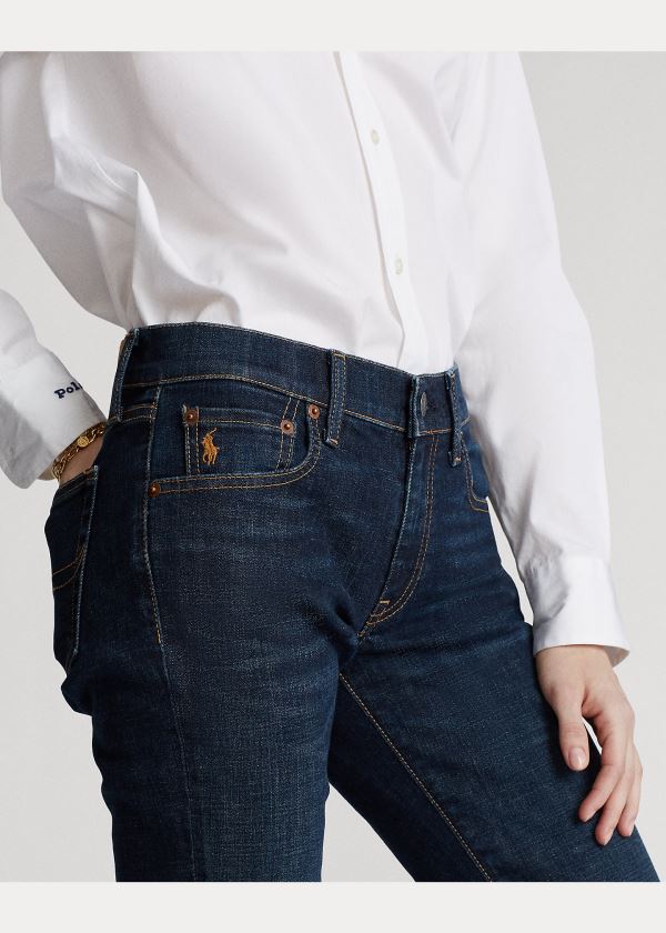 Ralph Lauren Tompkins Skinny Jean with Pony Tmavě Indigo | 73p5tyIi