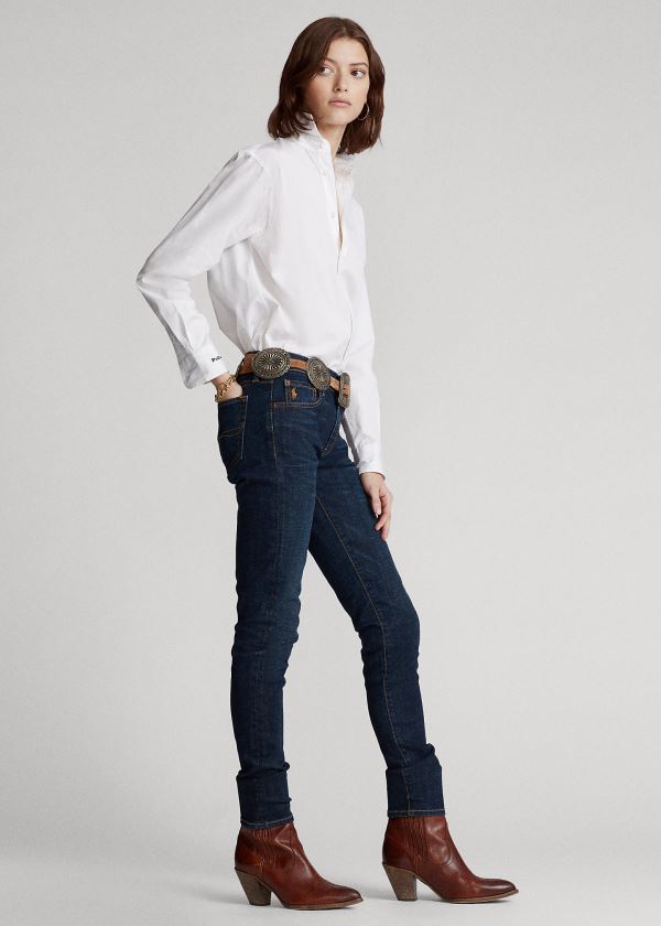 Ralph Lauren Tompkins Skinny Jean with Pony Tmavě Indigo | 73p5tyIi