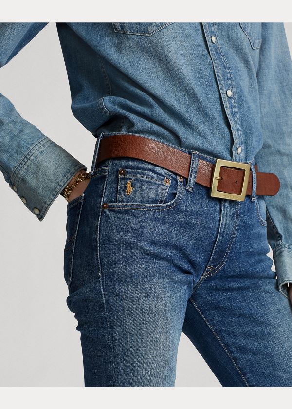 Ralph Lauren Tompkins Skinny Jean with Pony Indigo | DzIIixvo