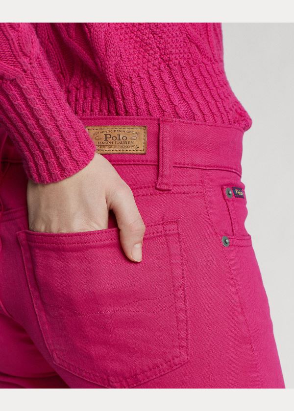 Ralph Lauren Tompkins Stretch Skinny Jean Růžové | F830VLbN