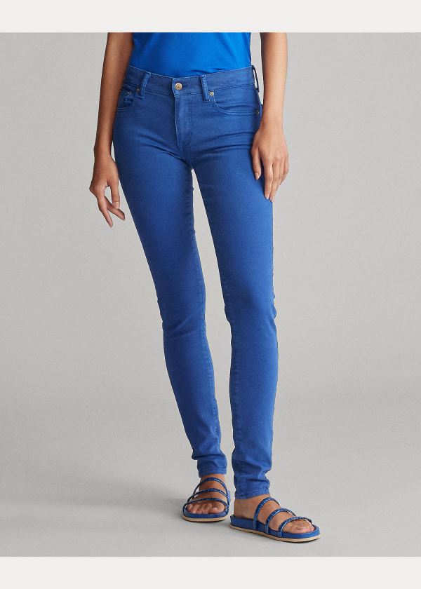Ralph Lauren Tompkins Stretch Skinny Jean Blankyt | iBH8r7kT