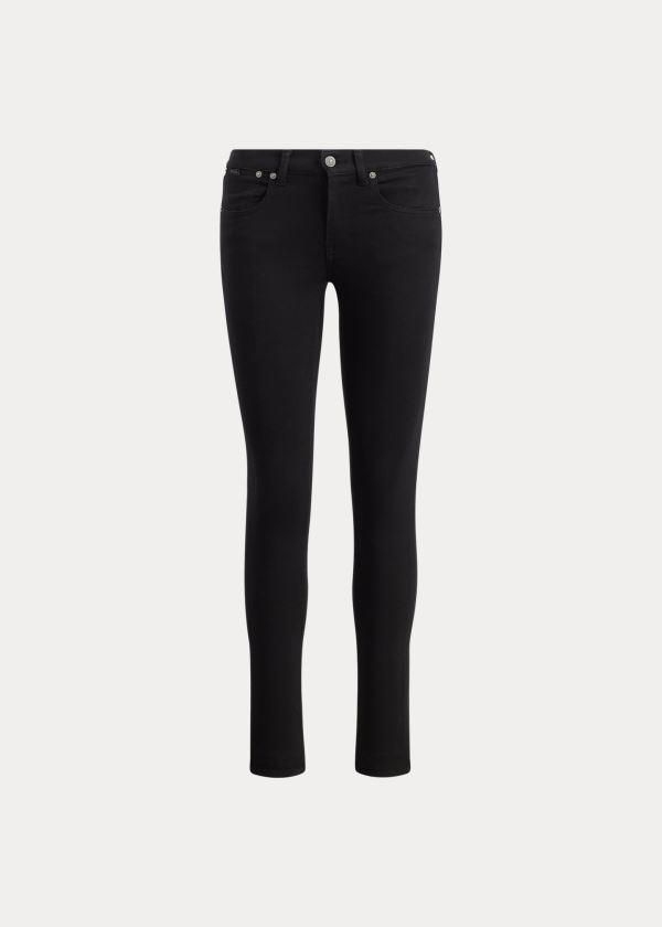 Ralph Lauren Tompkins Superskinny Jean Černé | dAuBWhH0