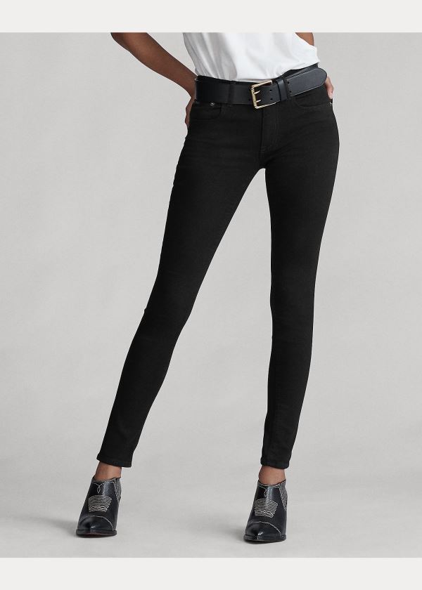 Ralph Lauren Tompkins Superskinny Jean Černé | dAuBWhH0