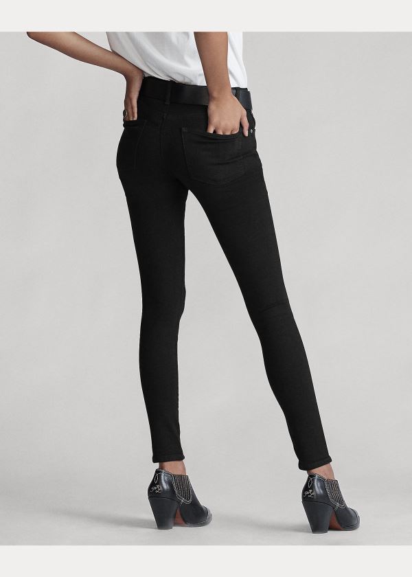 Ralph Lauren Tompkins Superskinny Jean Černé | dAuBWhH0