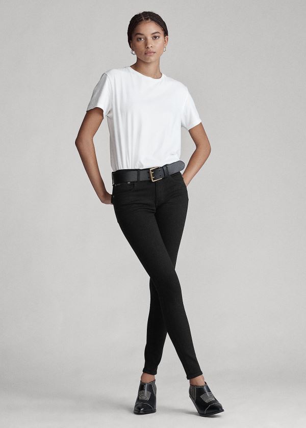 Ralph Lauren Tompkins Superskinny Jean Černé | dAuBWhH0