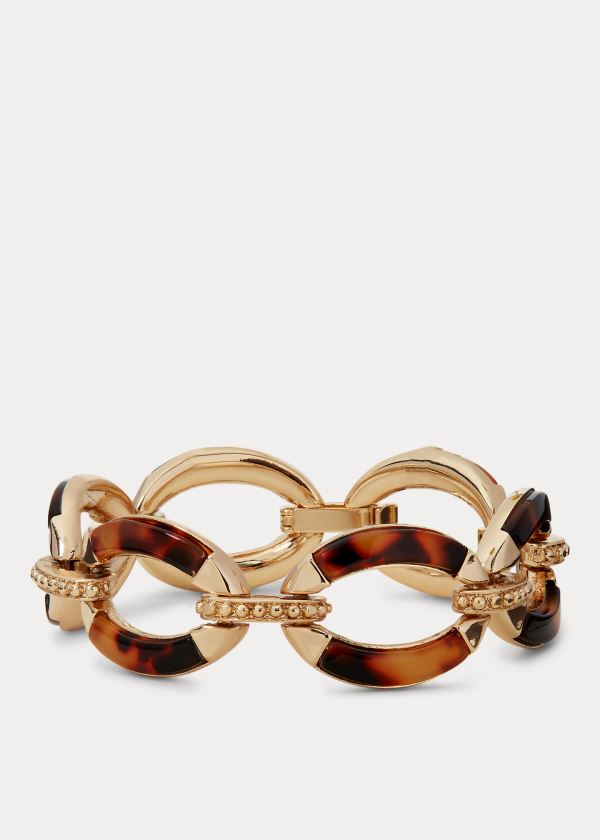 Ralph Lauren Tortoiseshell Bracelet Zlaté | BvaUPoCx