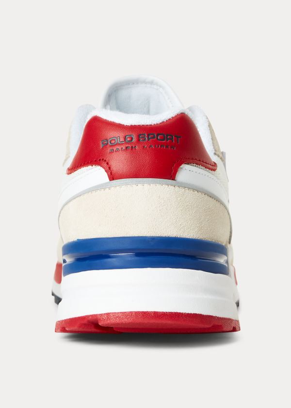Ralph Lauren Trackster 100 Sneakers Bílé | 7nNwWqQF