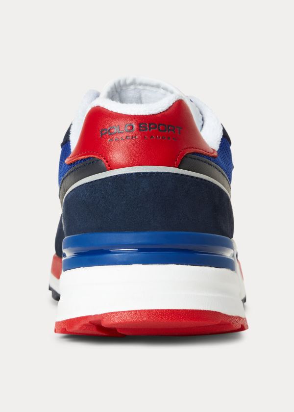Ralph Lauren Trackster 100 Sneakers Tmavě Blankyt | tDT0rFOU
