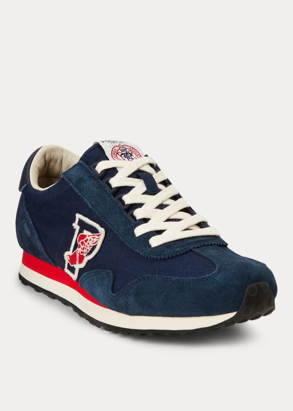 Ralph Lauren Train 90 Sneakers Tmavě Blankyt | cUnsnUsj
